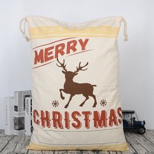 New Large Christmas Vintage Looking Decorative Bag